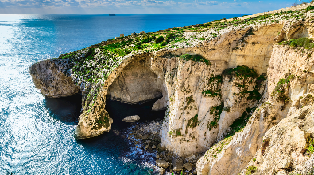 Woman standing with poles and rucksack in forest