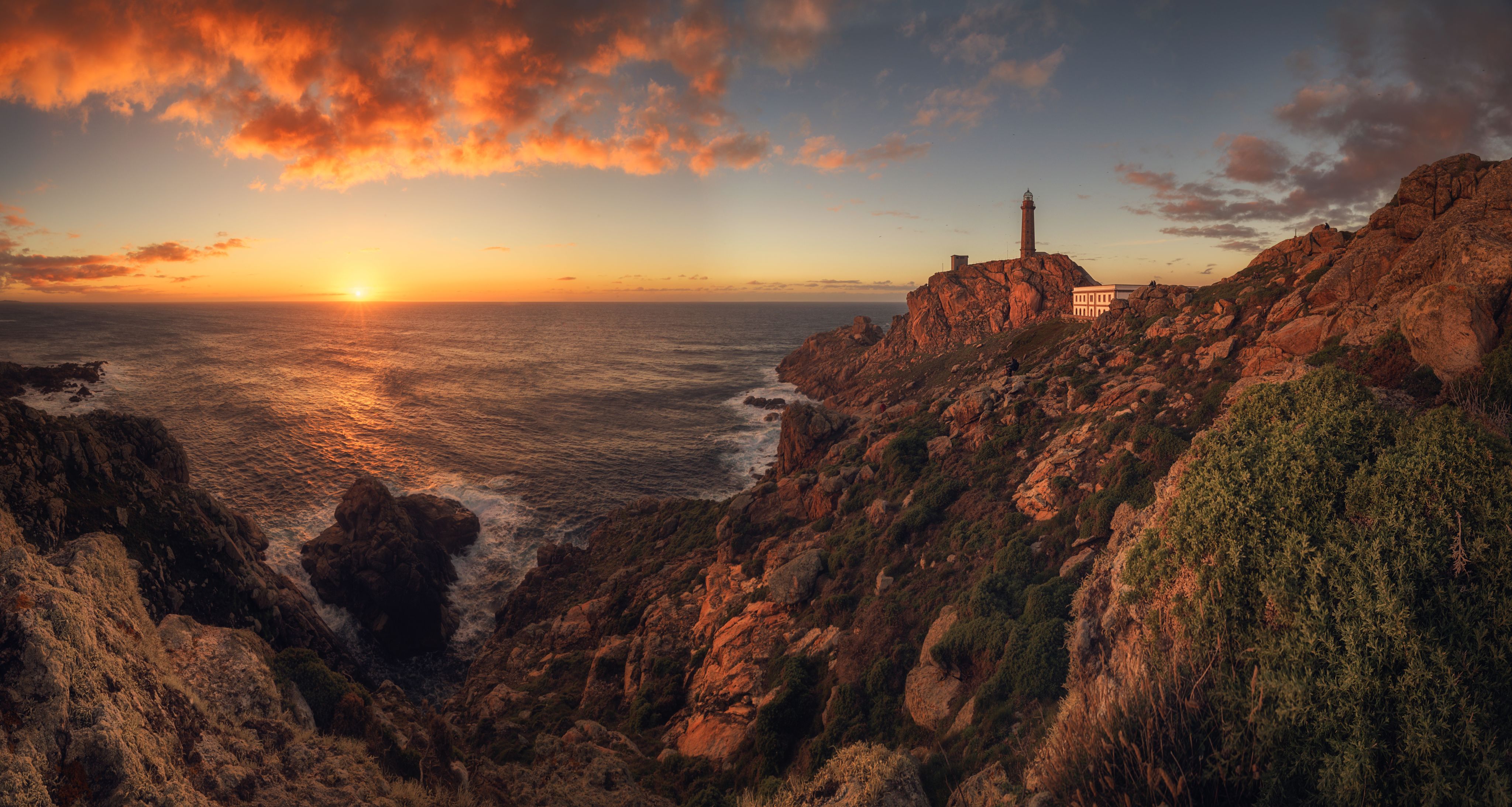 Sunset from Faro de Cabo Vilán 