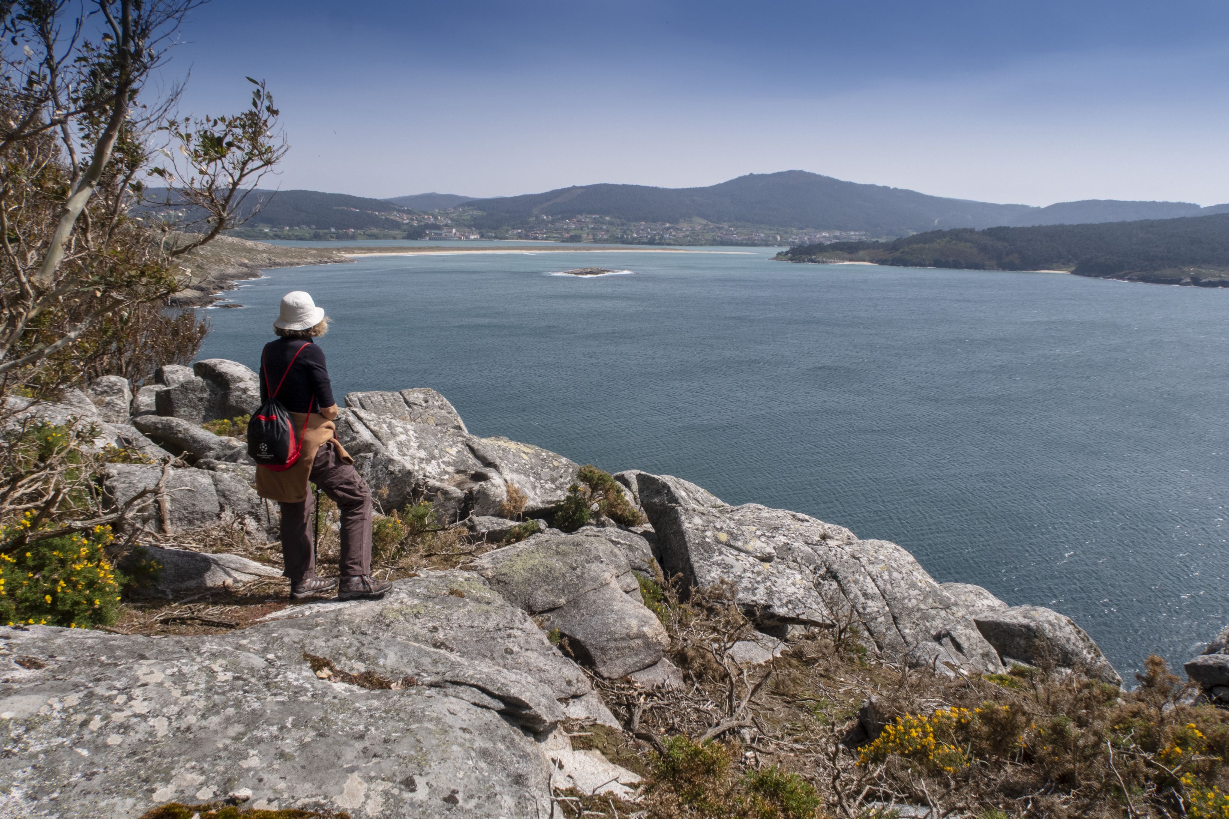  Rambler looking at views from Corme and Laxe estuary, Galicia
