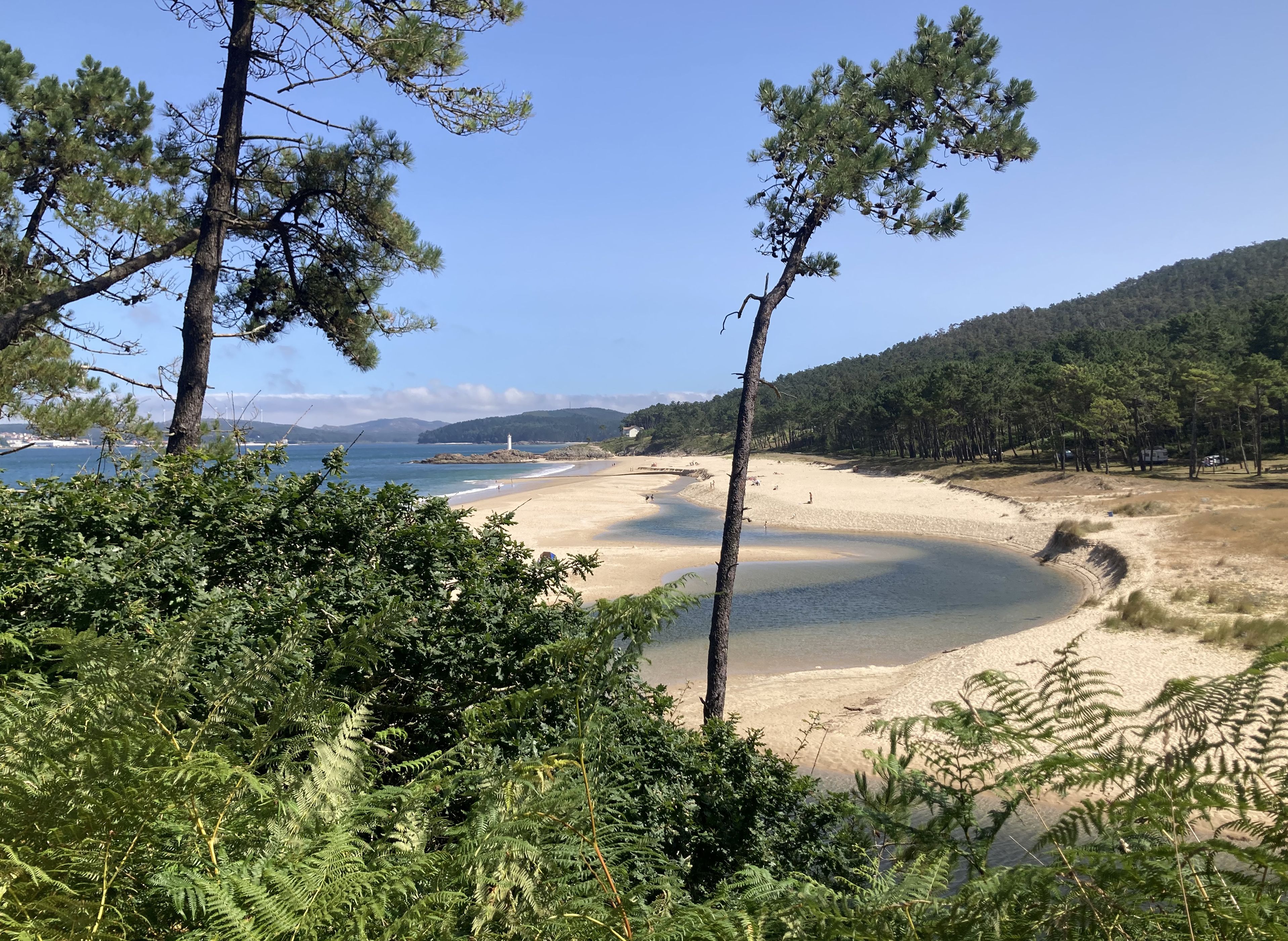 Praia do Lago at the mouth of the Grande River 