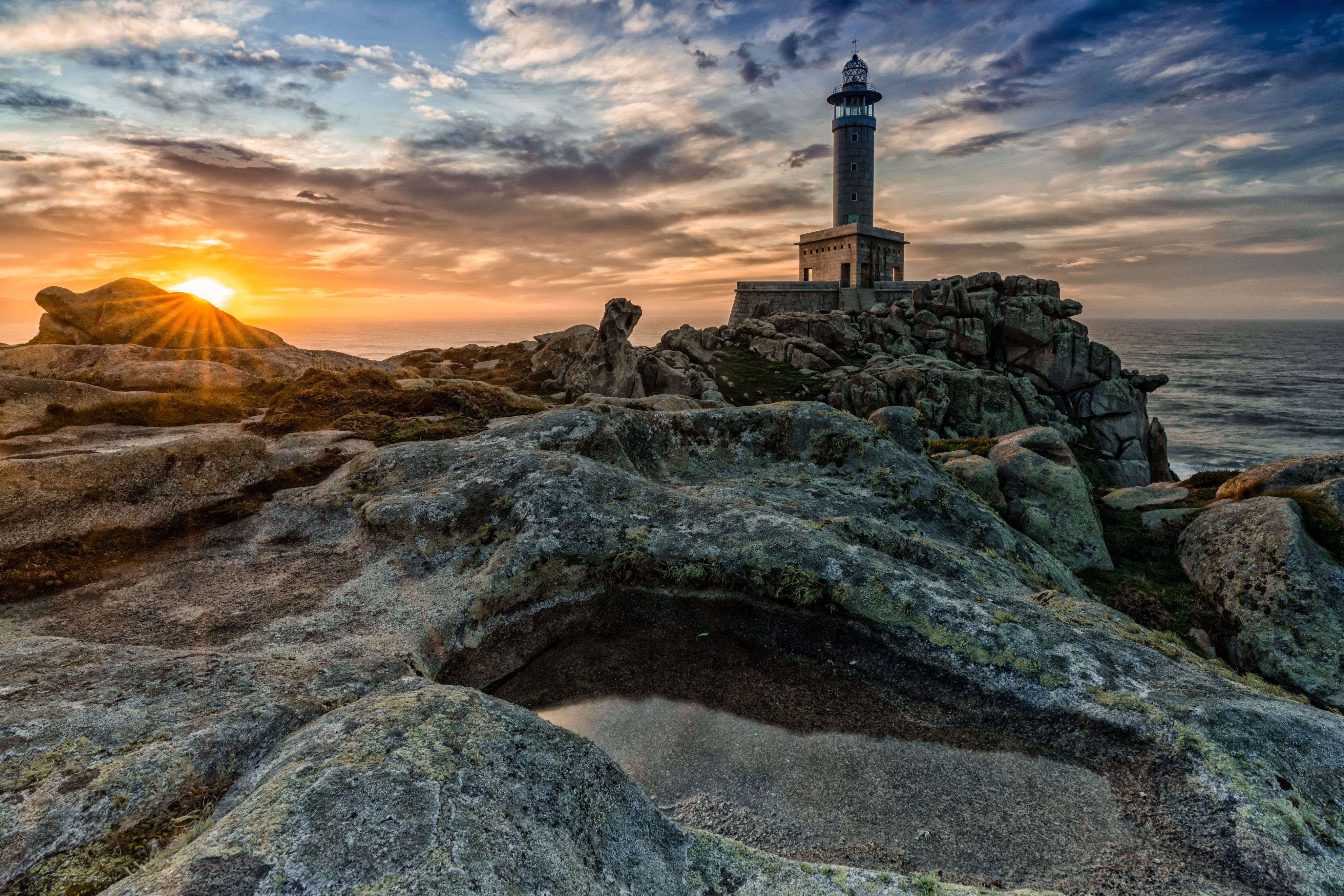 Sunrise at Faro de Punta Nariga